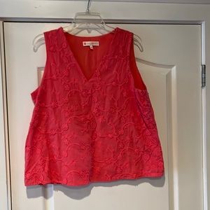 Jude Connally pink sleeveless top